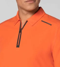 Porsche Design Active Polo Shirt Firecracker Orange Shop