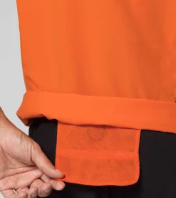 Porsche Design Active Polo Shirt Firecracker Orange Shop
