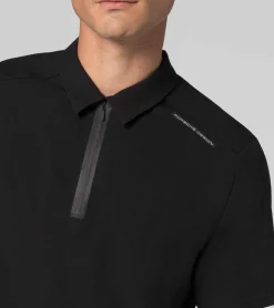 Porsche Design Active Polo Shirt Black Flash Sale