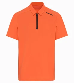 Porsche Design Active Polo Shirt Firecracker Orange Best