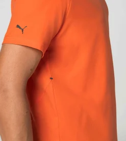 Porsche Design Active T-Shirt Firecracker Orange Flash Sale