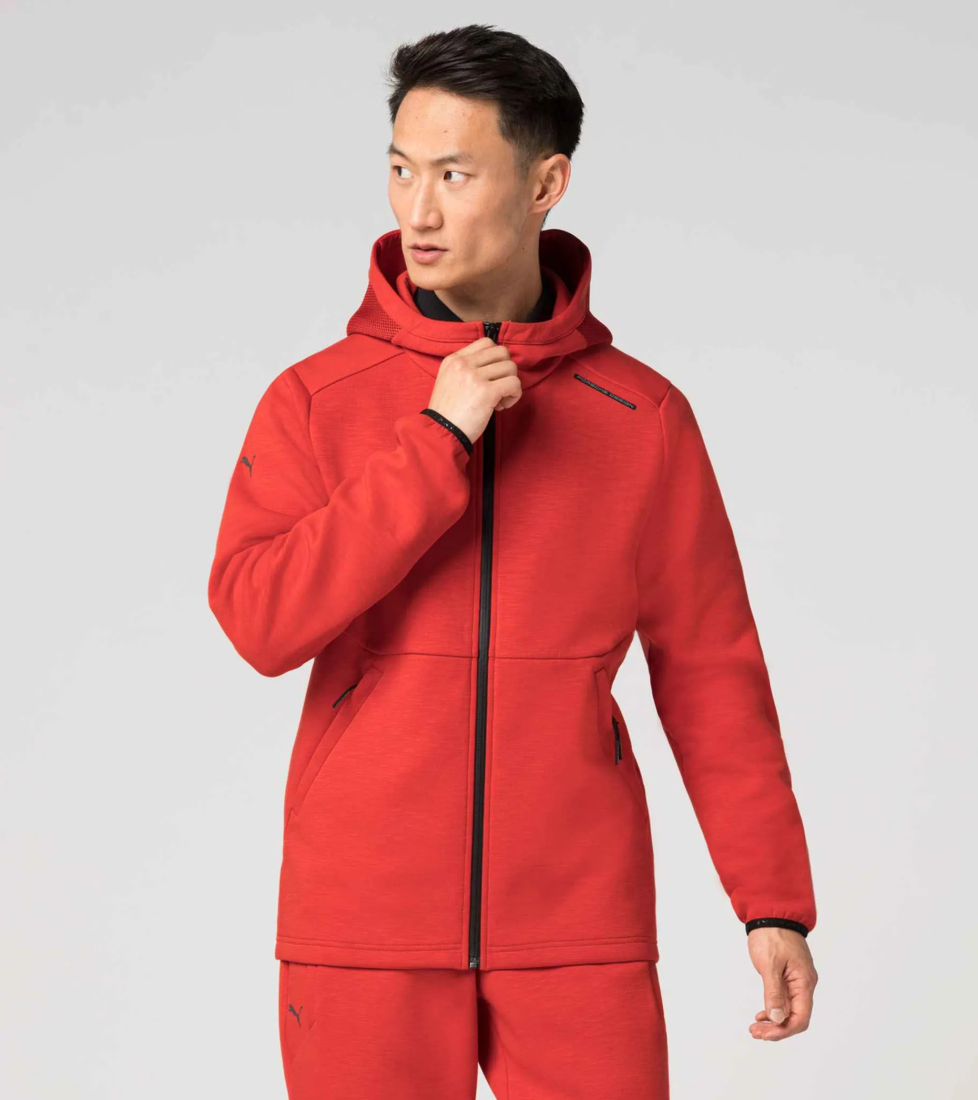 Porsche Design Casaco De Treino Com Capuz Rc Burnt Red Store