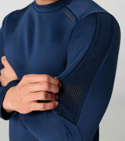 Porsche Design Crew Neck Sweater Persian Blue Best