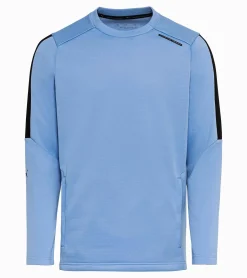 Porsche Design Crew Neck Sweater Blissful Blue Fashion