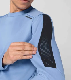 Porsche Design Crew Neck Sweater Blissful Blue Fashion