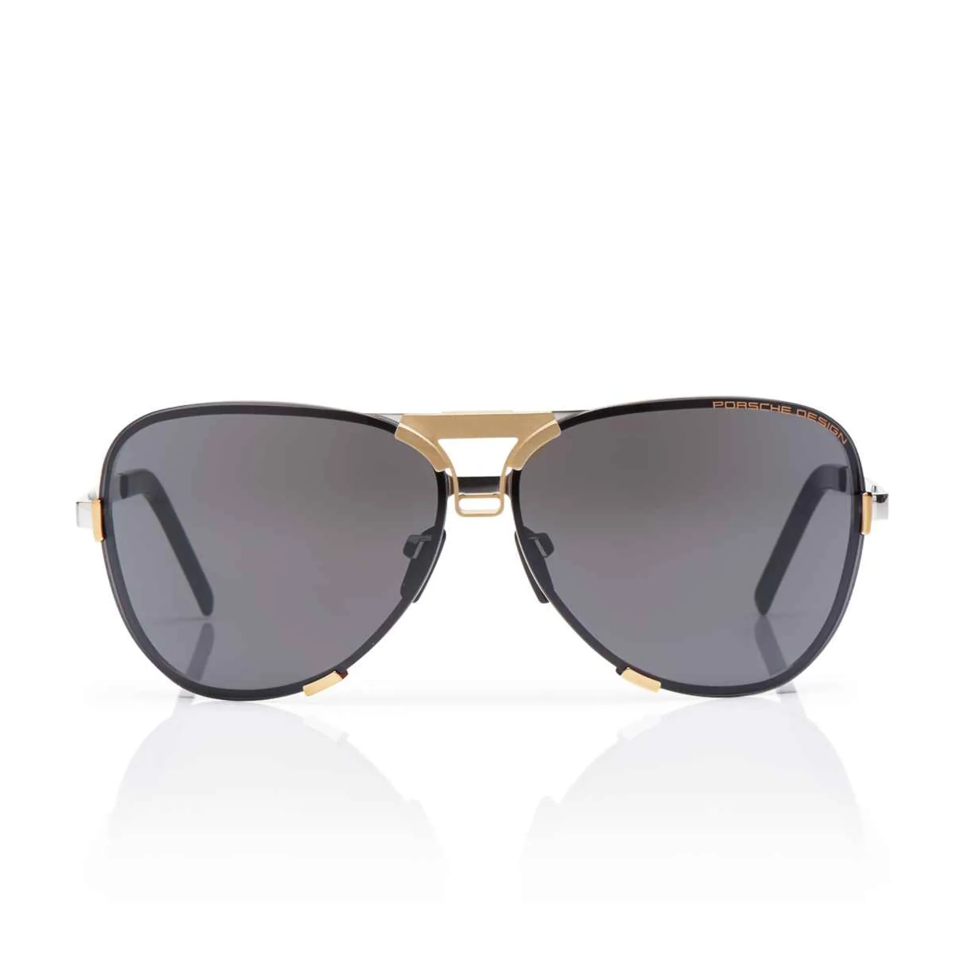 Porsche Design Óculos De Sol P´8678 (E) Palladium/Gold New