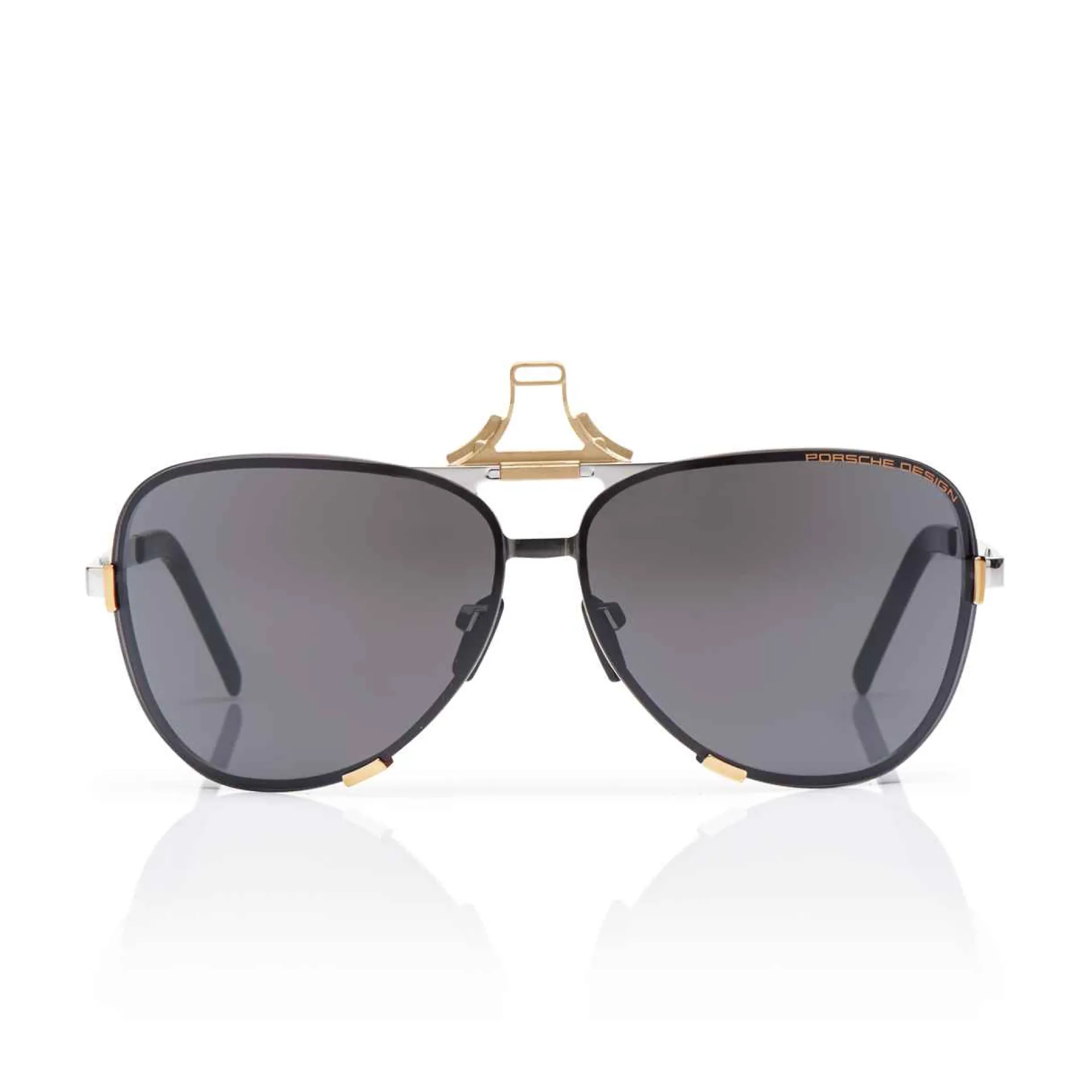 Porsche Design Óculos De Sol P´8678 (E) Palladium/Gold New