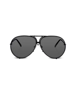 Porsche Design Óculos De Sol P´8478 (Dg) Black Matt, Lens Grey Blue Shop