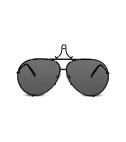 Porsche Design Óculos De Sol P´8478 (Dg) Black Matt, Lens Grey Blue Shop