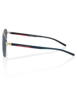Porsche Design Óculos De Sol P´8944 (B) Gold, Blue, Red Flash Sale