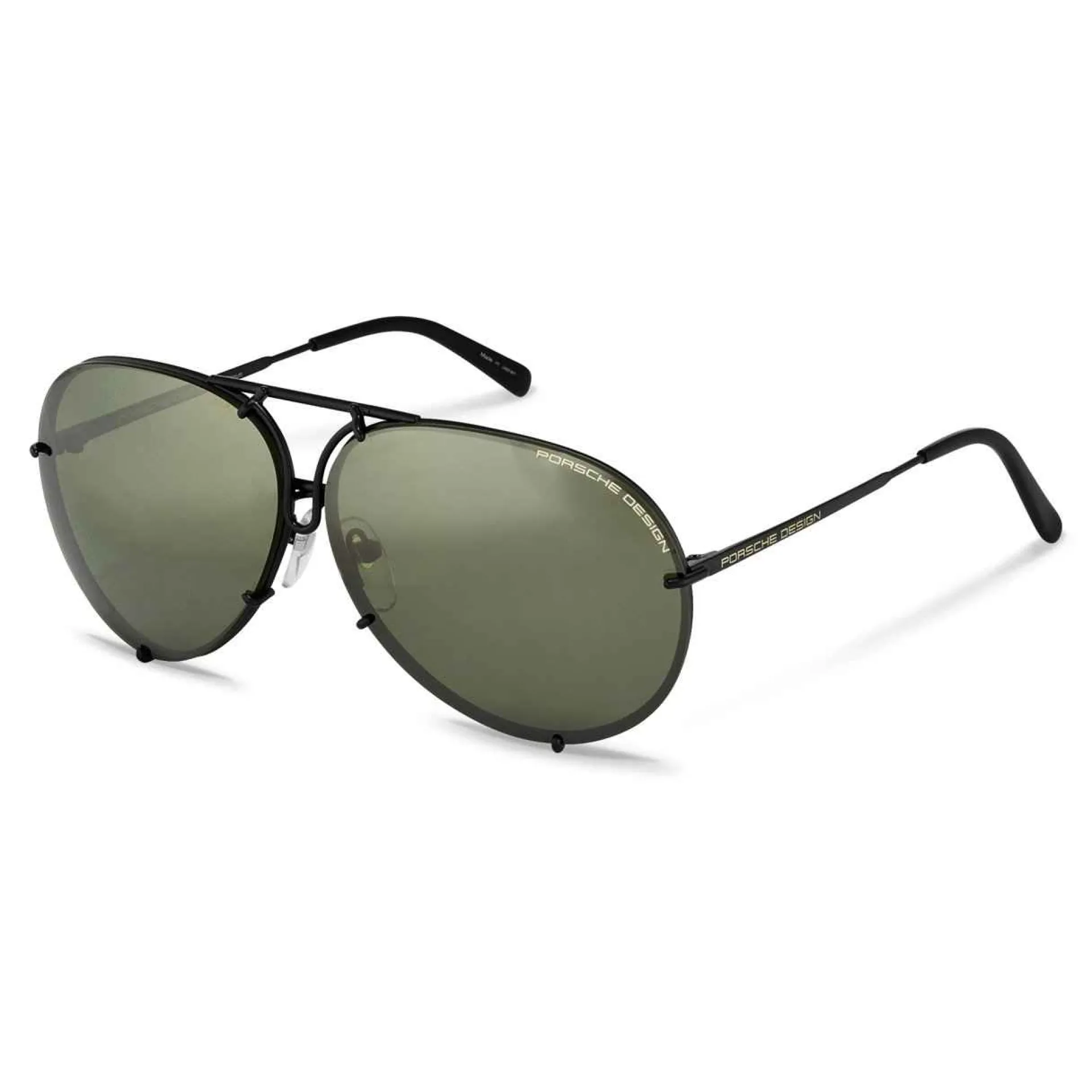 Porsche Design Óculos De Sol P´8478 (Do) Black Matt, Lens Olive Discount