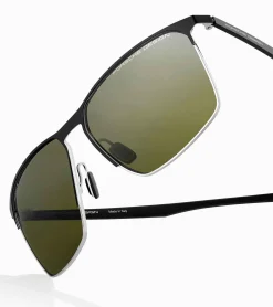Porsche Design Óculos De Sol P´8964 (A) Black, Palladium New