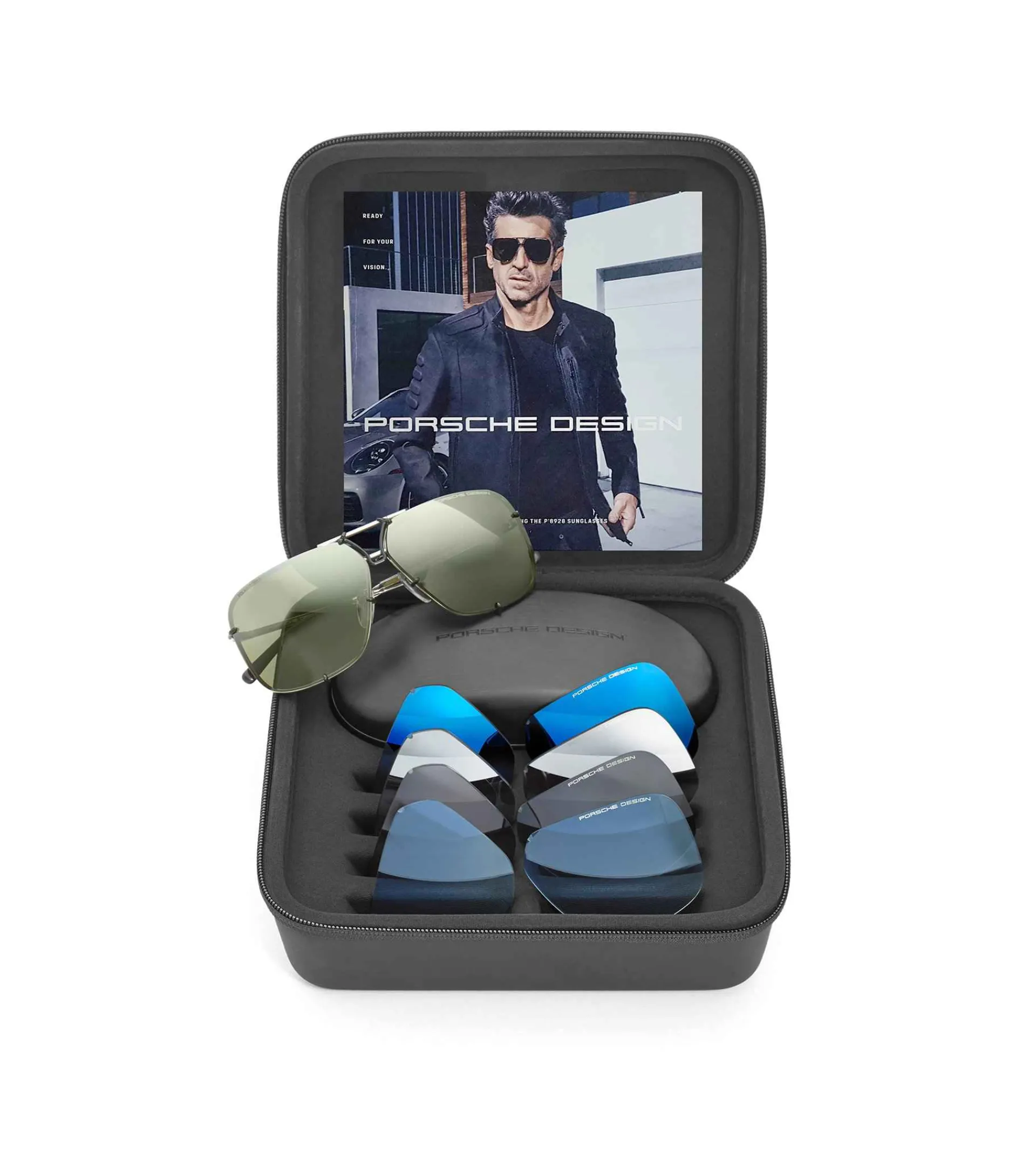 Porsche Design Óculos De Sol P´8928 - Collector´S Edition (P) Gun Black Hot