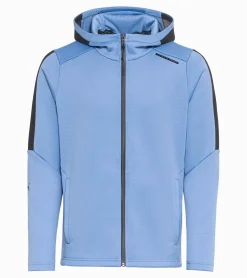 Porsche Design Hooded Sweat Jacket Blissful Blue New