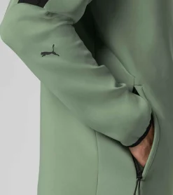 Porsche Design Hooded Sweat Jacket Dusty Green Hot