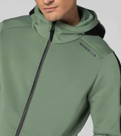 Porsche Design Hooded Sweat Jacket Dusty Green Hot