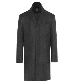 Porsche Design Hybrid Textured Formal Casaco Asphalt Grey Melange Online