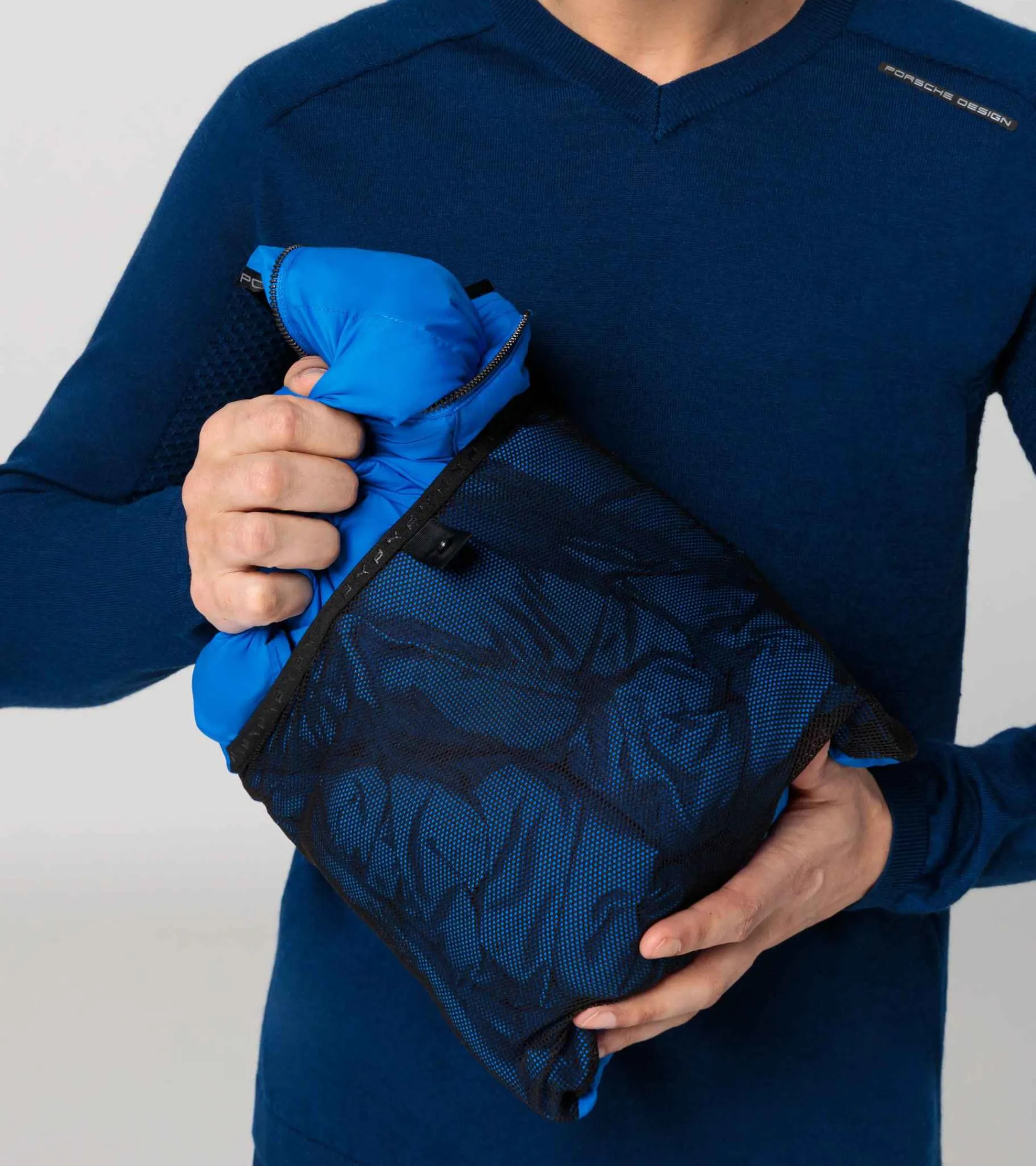 Porsche Design Light Packable Jacket Ultra Blue Fashion