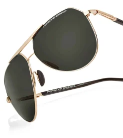 Porsche Design Oculus De Soleil P´8931 (C) Gold Flash Sale