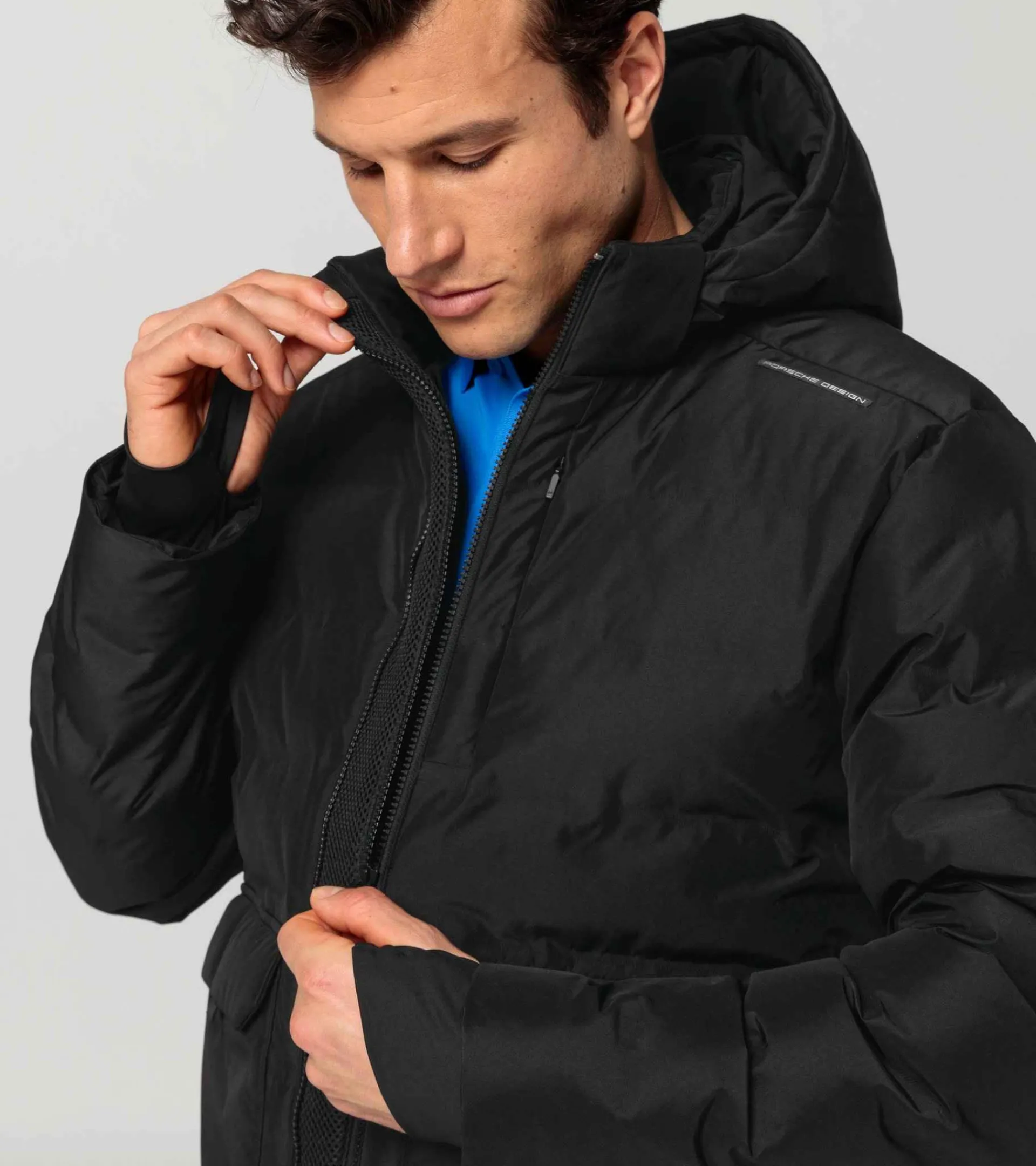 Porsche Design Padded Jacket Black Flash Sale