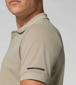 Porsche Design Polo Para Homem Putty Beige Outlet