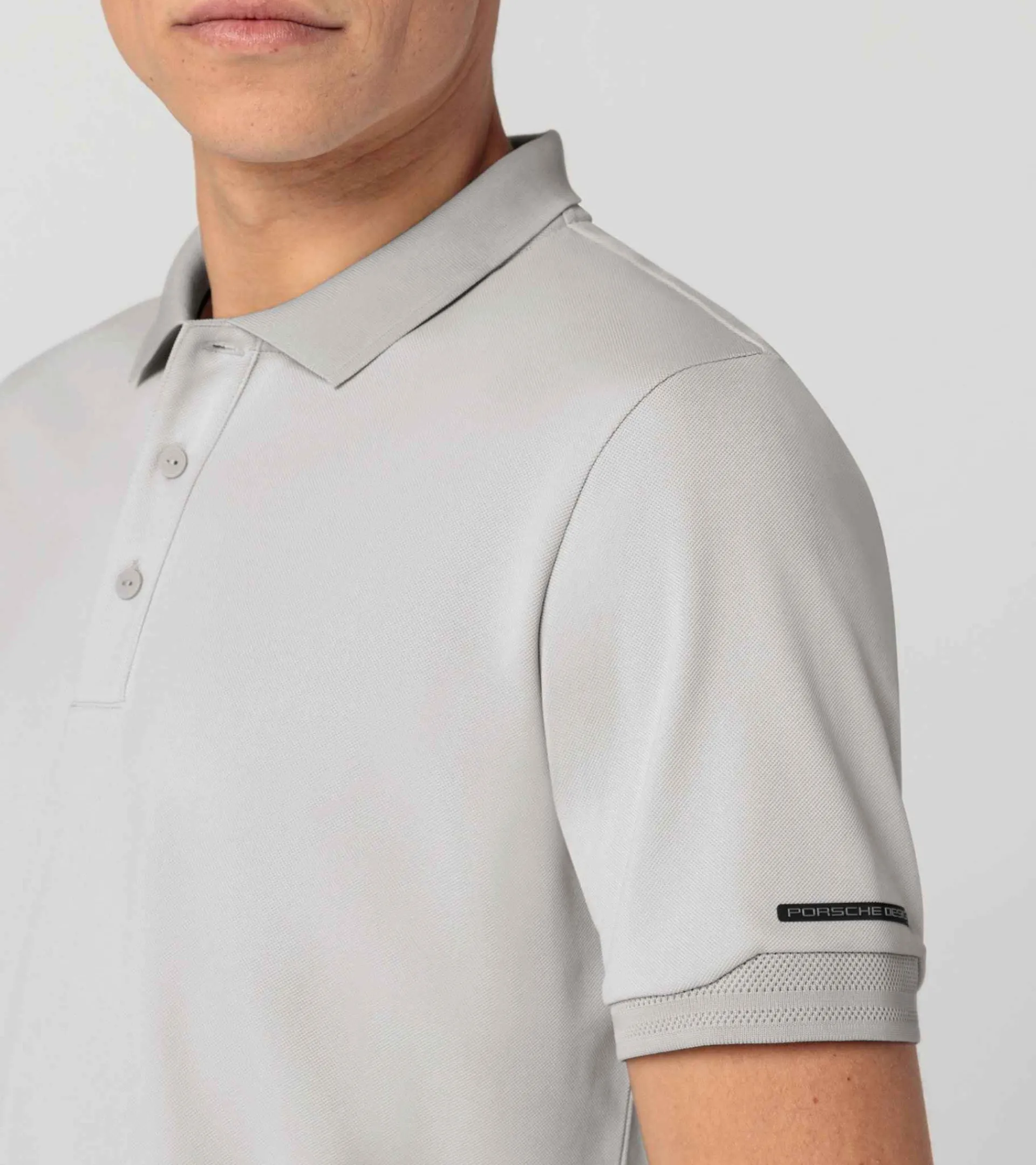 Porsche Design Polo Para Homem Ash Grey Flash Sale