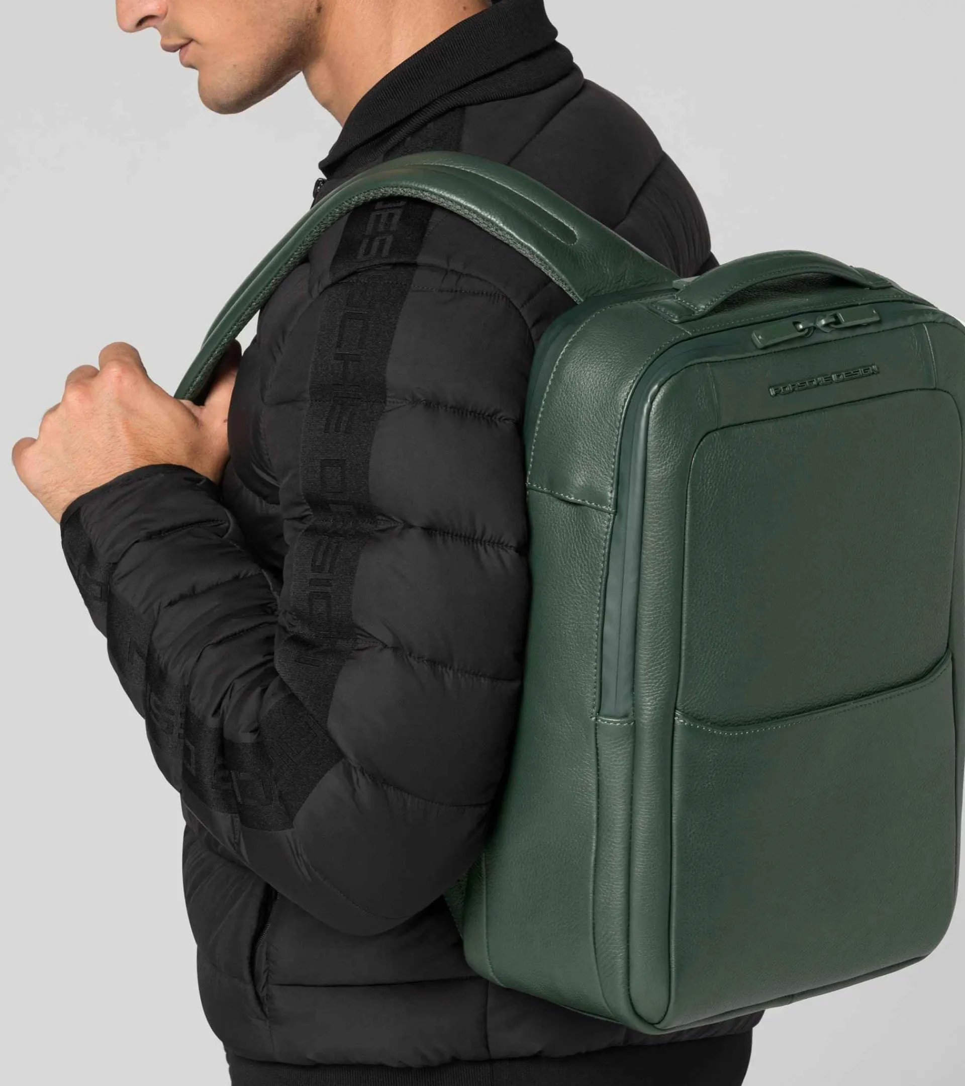 Porsche Design Roadster Leather Backpack S1 Cedar Green New