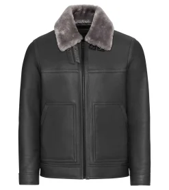Porsche Design Shearling Casaco Pavement Grey Cheap