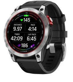 Porsche Design Smartwatch Porsche X Garmin Epix 2 Schwarz, Silber, Rot New