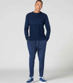 Porsche Design Sueter Com Logotipo Jacquard Blue Depths Outlet