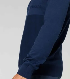 Porsche Design Sueter Com Logotipo Jacquard Blue Depths Shop