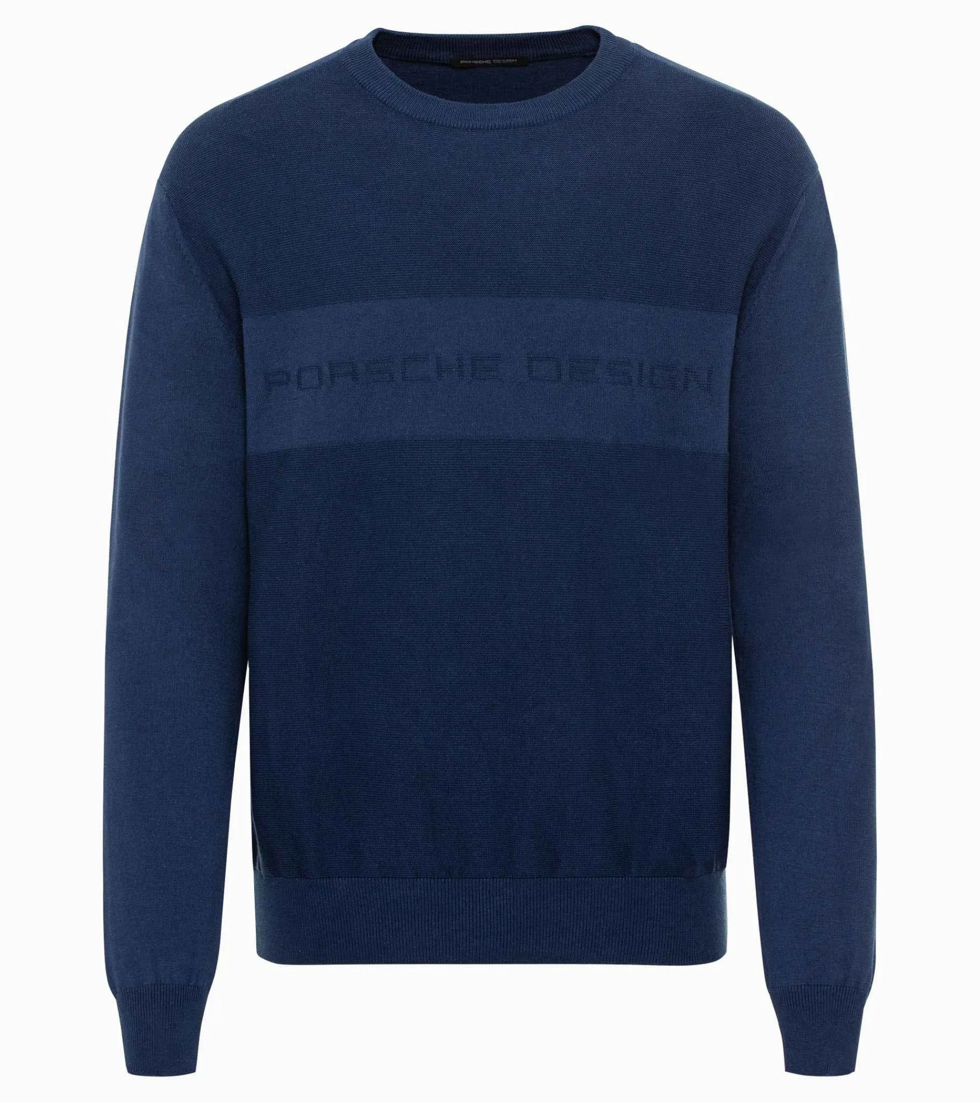 Porsche Design Sueter Com Logotipo Jacquard Blue Depths Shop