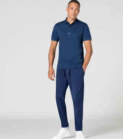 Porsche Design Tecflex Polo Shirt Blue Depths Clearance