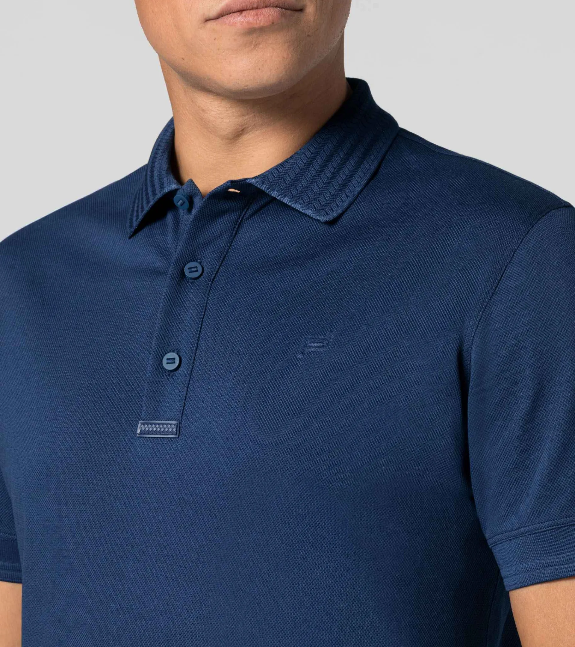 Porsche Design Tecflex Polo Shirt Blue Depths Clearance