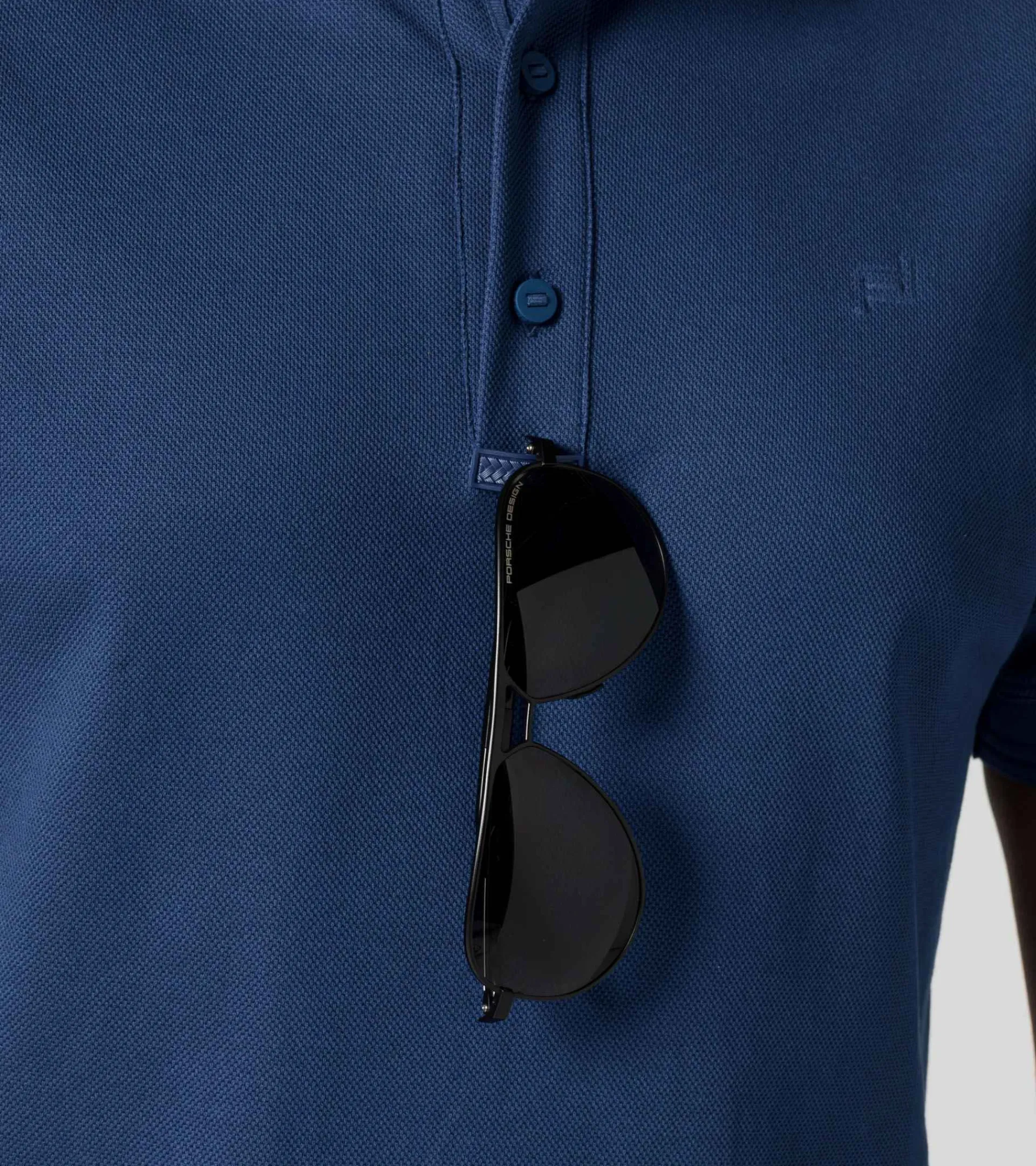 Porsche Design Tecflex Polo Shirt Blue Depths Clearance