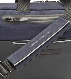 Porsche Design Urban Eco Briefcase M Dark Blue New