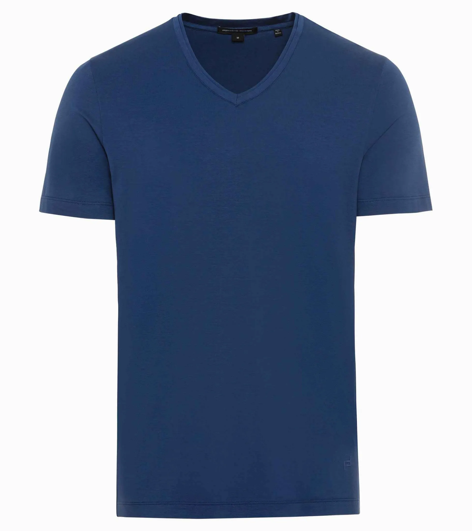 Porsche Design V-Neck T-Shirt Blue Depths New