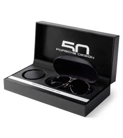 Porsche Design 50Y Óculos De Sol P´8478 (O) Black, Platinum Grey Flash Sale